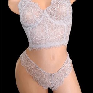 Victoria’s Secret Dream Angel bra set 36DD/M New with tags Elegant Lace
